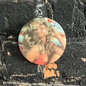 Vintage Farrah Fawcett Pin, 70’s